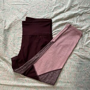 Xersion Maroon Leggings